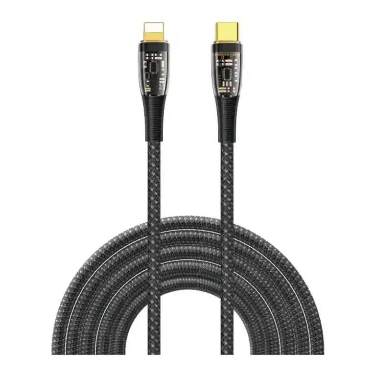 <tc>كابل شحن WiWU TM01 USB-C إلى Lightning بطول 1.2 متر - أسود</tc>