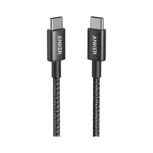 Anker USB-C cable with braided design for fast charging and data transfer