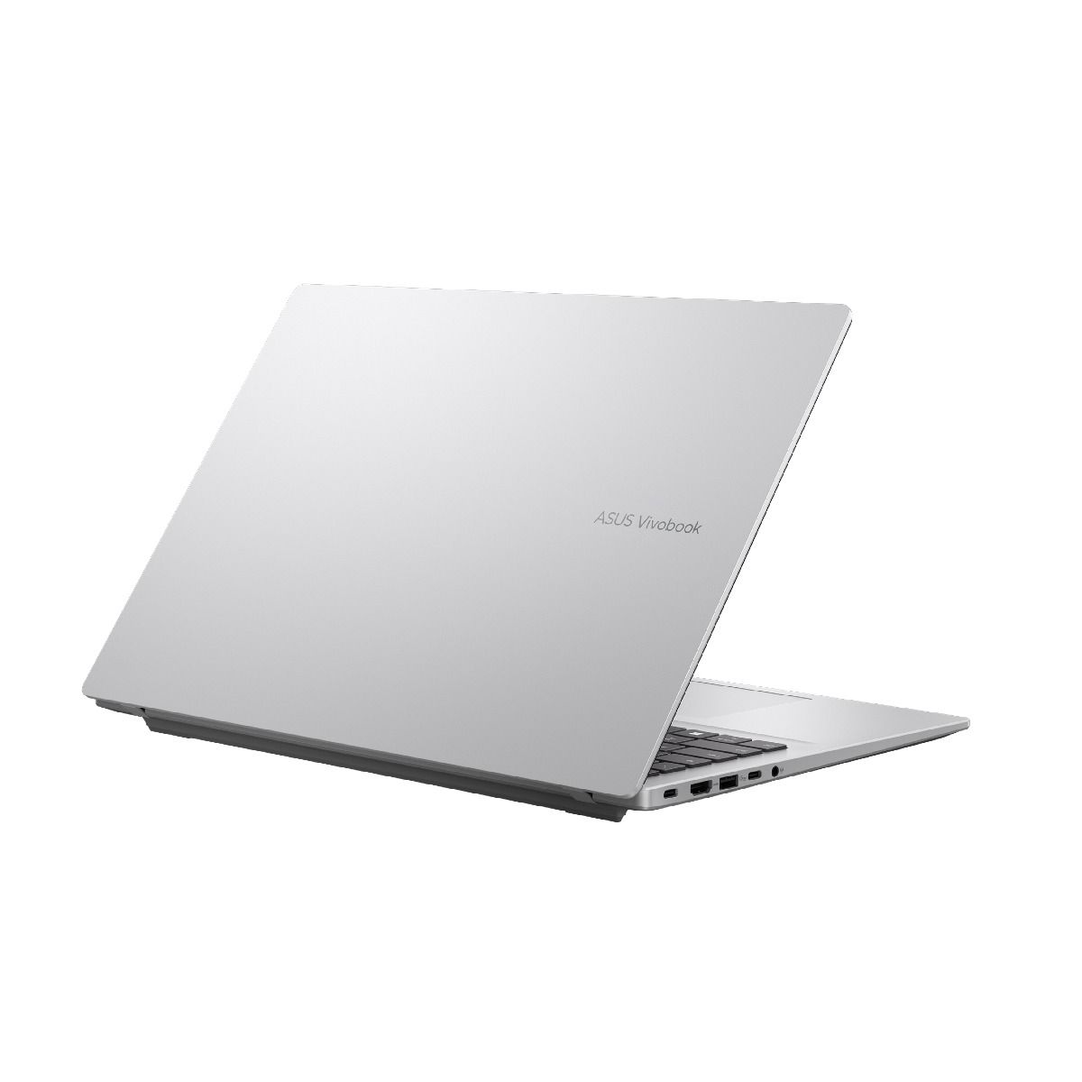 Angled open view of the Asus VivoBook 14 M1405NAQ-LY855W 8GB DDR5 512GB SSD model at XPRS.