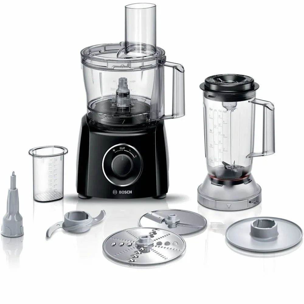 Bosch MultiTalent 3 Kitchen Machine, 2.3 Liter, 800 Watt, Black - MCM3201B