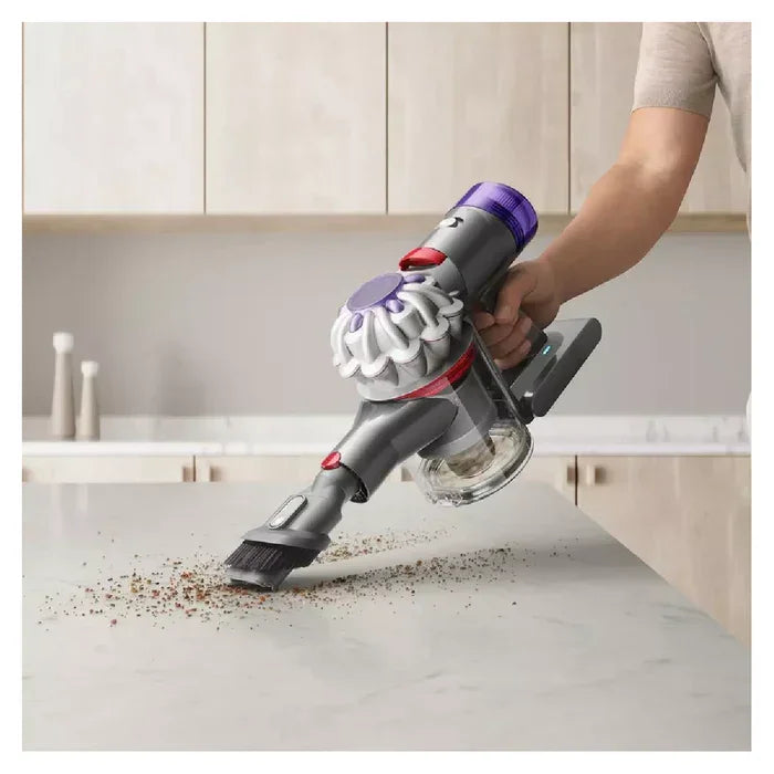 Use case of the 425W Dyson V8 Advanced Cordless Stick Vacuum Cleaner in Gray from XPRS.