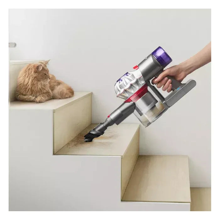 Use case of the 425W Dyson V8 Advanced Cordless Stick Vacuum Cleaner in Gray from XPRS.
