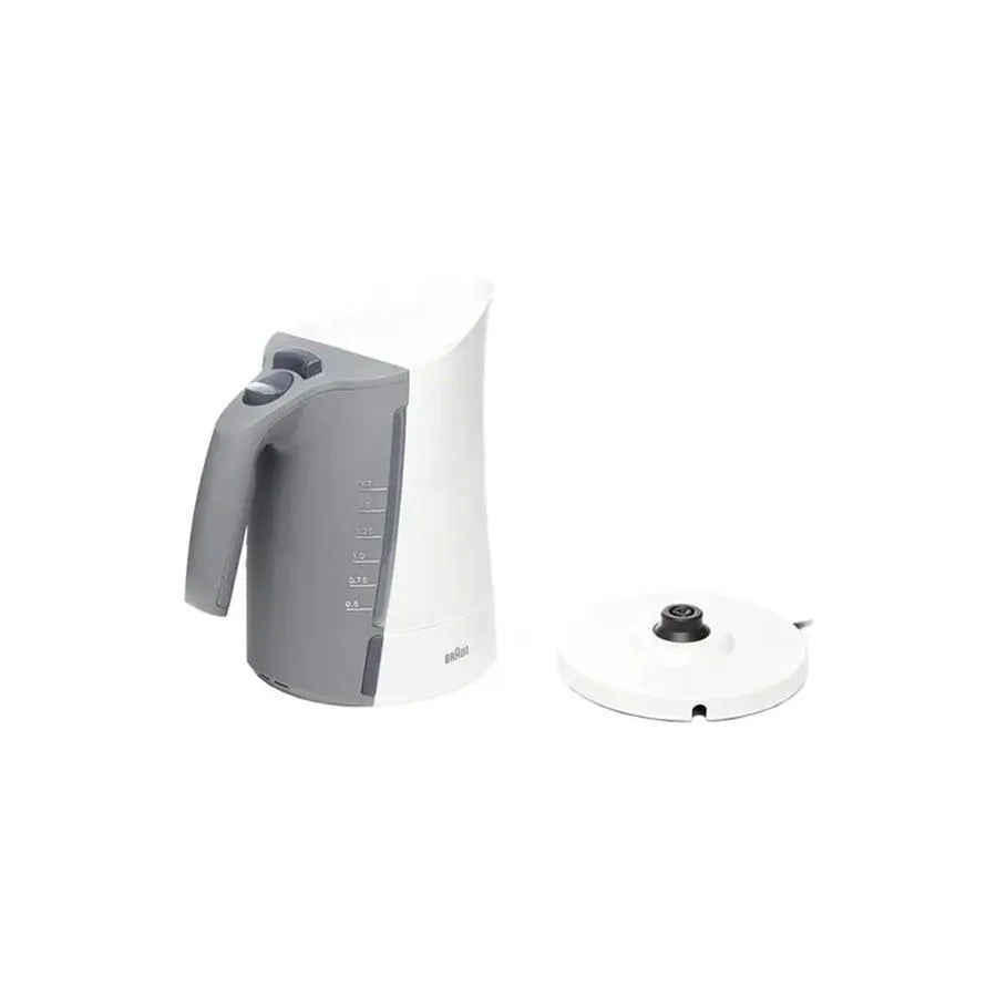 Braun Electric Kettle, 1.7 Liter, 2200 Watt, White - WK300