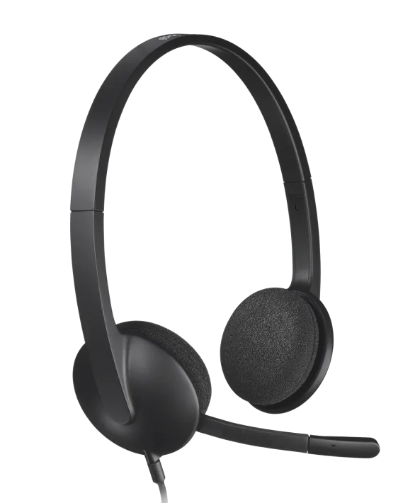 Logitech H340 Stereo USB Headset for Windows and Mac