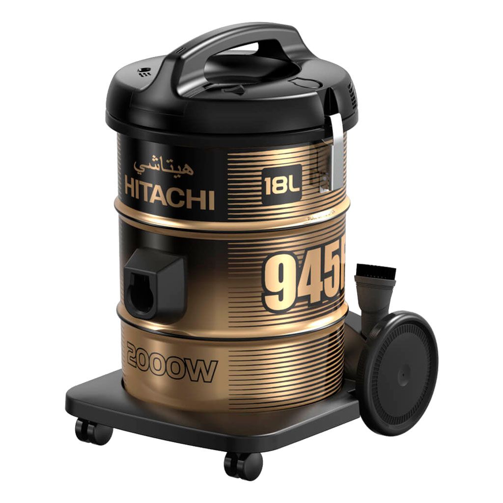HITACHI Pail Can Vacuum Cleaner 2000W - Black x Gold - CV-945FBKFEG