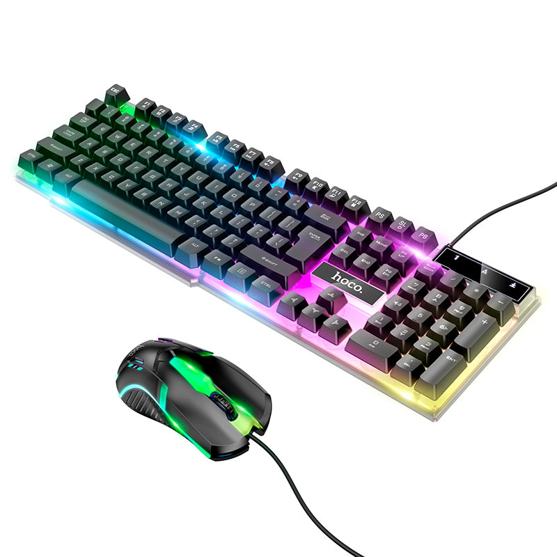 hoco Keyboard + mouse set GM11 Terrific glowing RGB