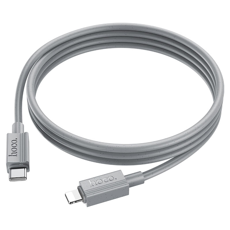 hoco Cable Type-C to iP X107 Favor PD 27W fast charge 1m