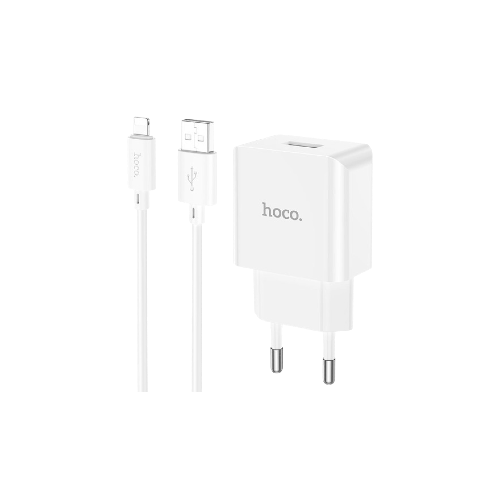 hoco Wall charger “C106A Leisure” EU cable set Lightning 1m xprs