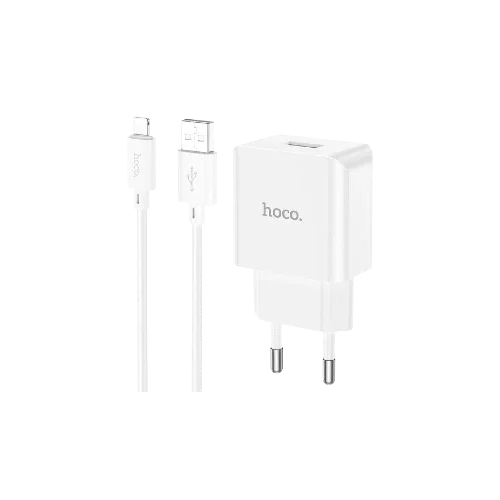 hoco Wall charger “C106A Leisure” EU cable set Lightning 1m xprs