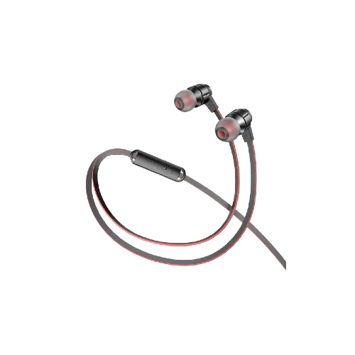 hoco Wired earphones 3.5mm M85 Platinum with mic - Black Night xprs