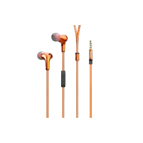 hoco Wired earphones M30 Glaring with microphone - Orange