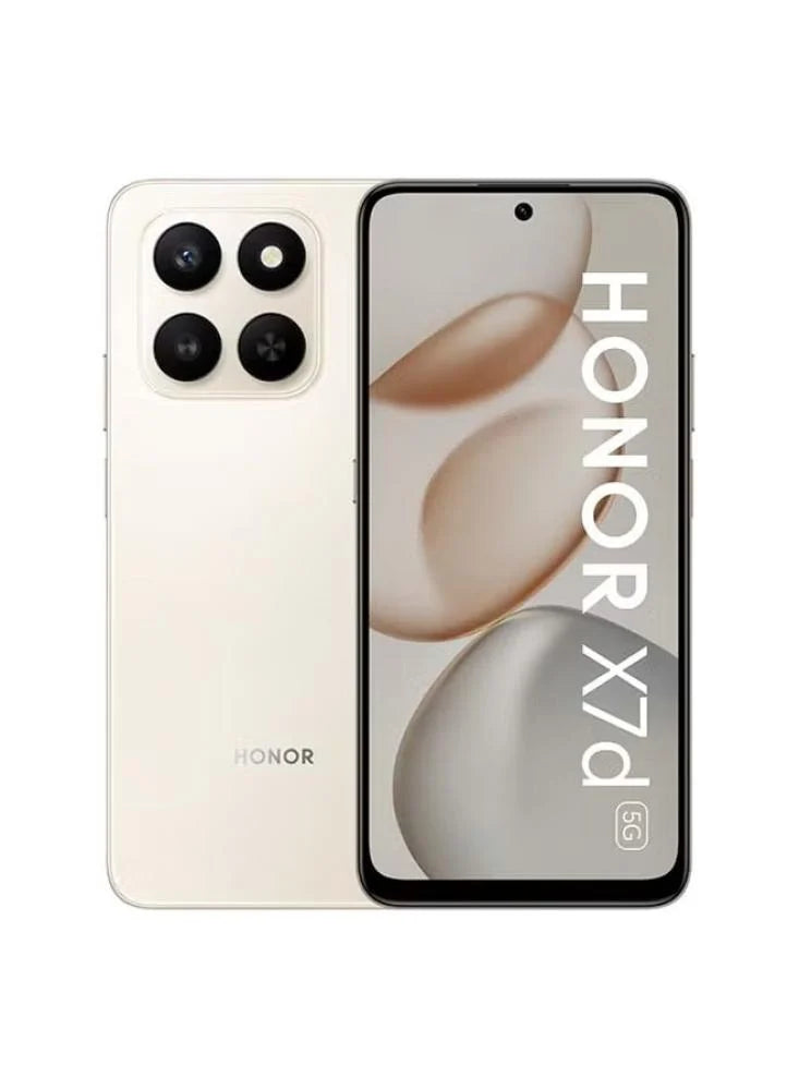 <tc>هاتف Honor X7D 5G، ذاكرة وصول عشوائي 8 جيجابايت، سعة تخزين 256 جيجابايت (ضمان الوكيل)</tc>