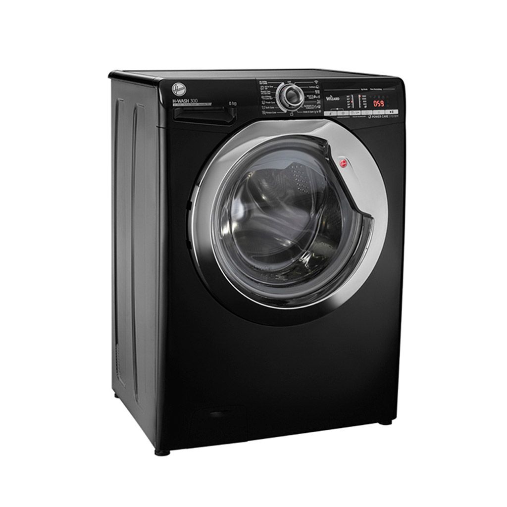 HOOVER Washing Machine Fully Automatic 8 Kg, Black H3WS383TAC3B-ELA
