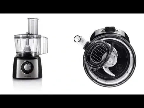 Bosch Food Processor 900 Watt, Black and Silver - MCM3PM386