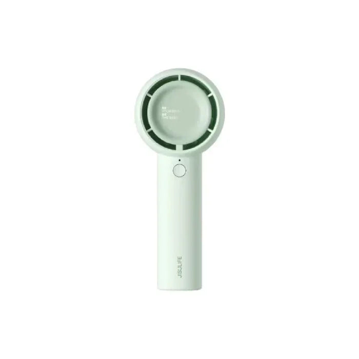 Front view of the JisuLife Handheld Fan Life5 4500mAh in Mint Green available at XPRS.