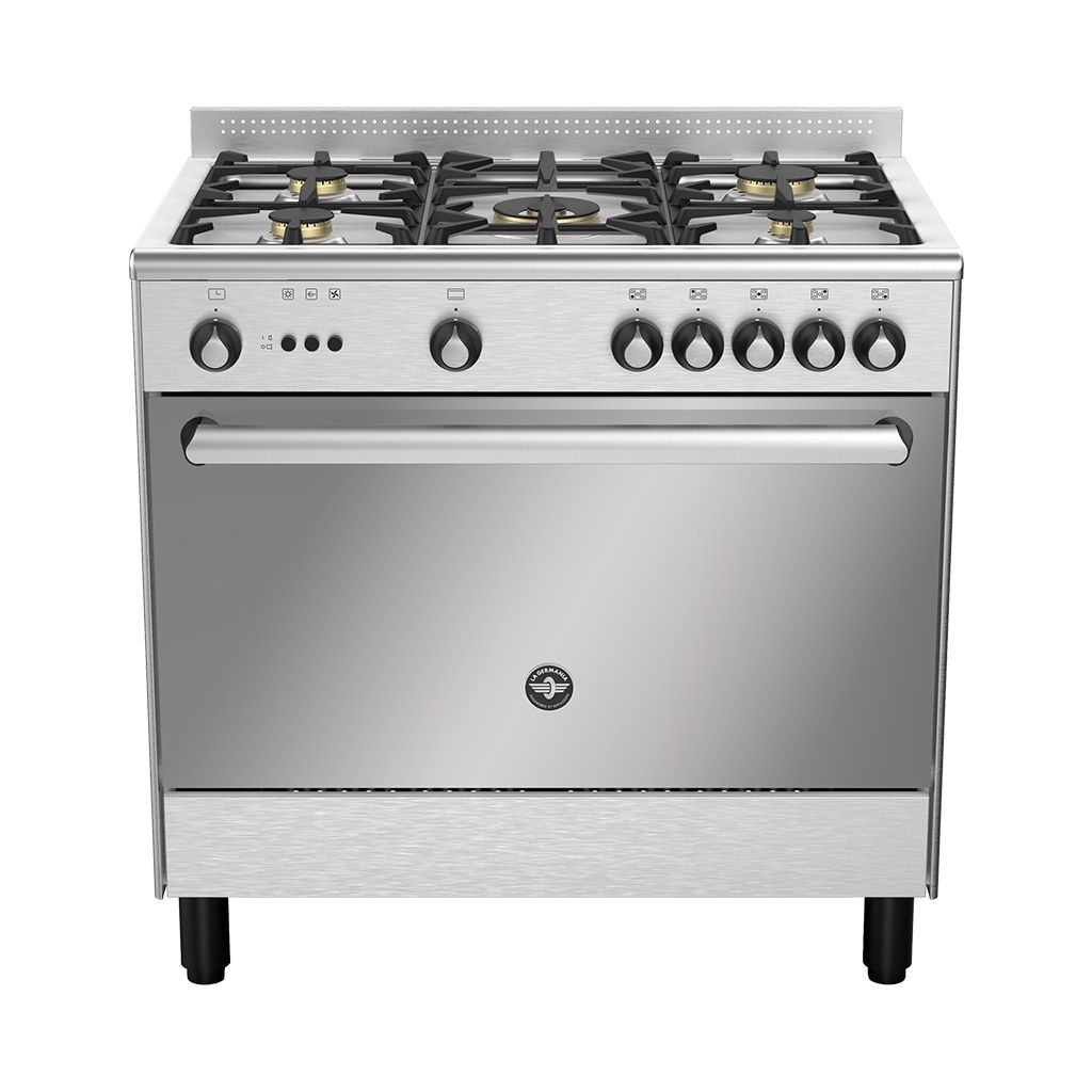 LA GERMANIA Cooker 90 x 60 CM - 5 Gas Burners - Stainless - 9G10GUB1X4AWW