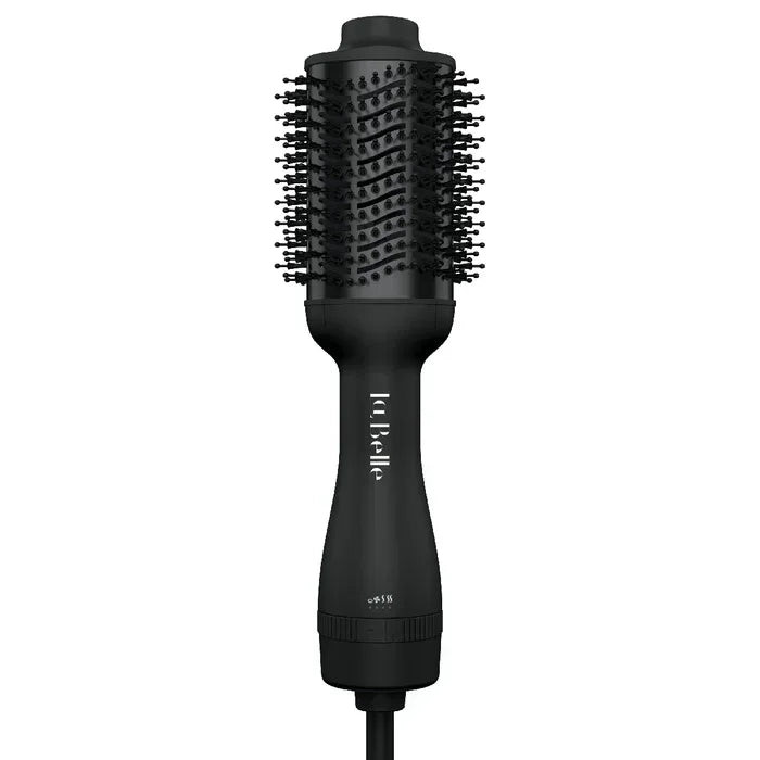 Front view of the Labelle Brush Straightens and Dries At The Same Time in Black LB001 at XPRS.