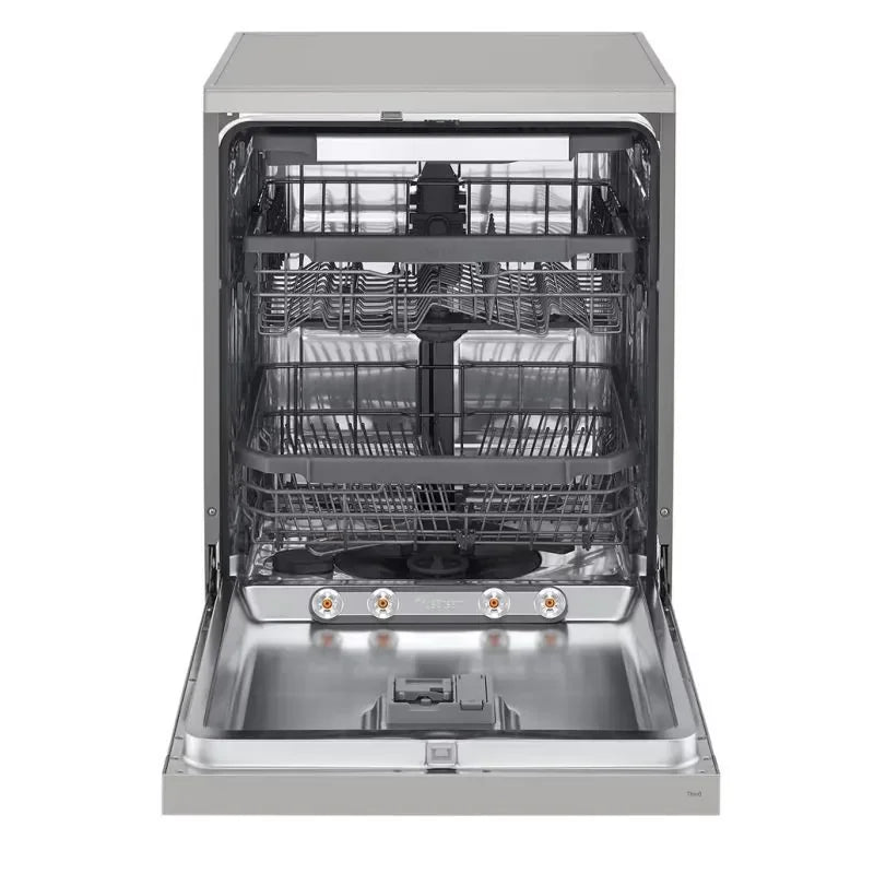 LG Free Standing Dishwashers , 14 Persons Inverter Motor - Silver - DFC435FP