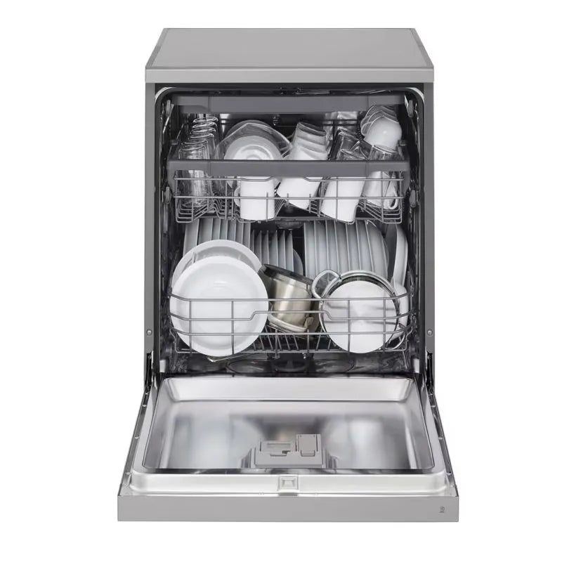 LG FreeStanding QuadWash™ Dishwashers , 14 Persons Inverter Motor Prime - Silver - DFC513FVE