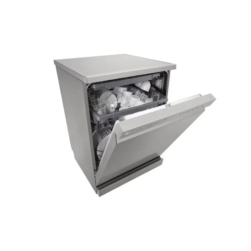 LG FreeStanding QuadWash™ Dishwashers , 14 Persons Inverter Motor Prime - Silver - DFC513FVE