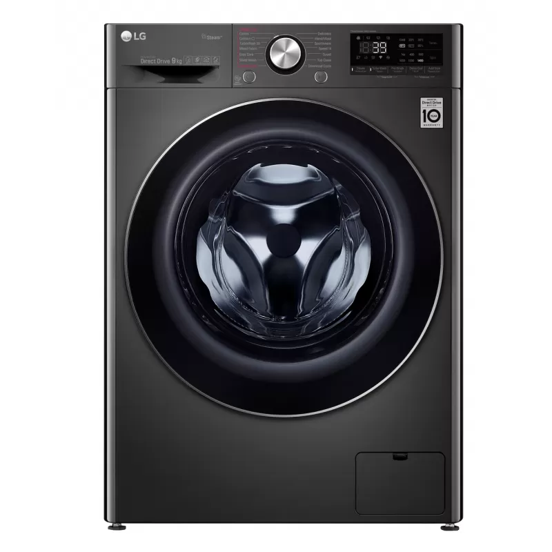 LG Vivace 9 Kg Washing Machine with AI DD Technology - Black - F4R5VYG2E