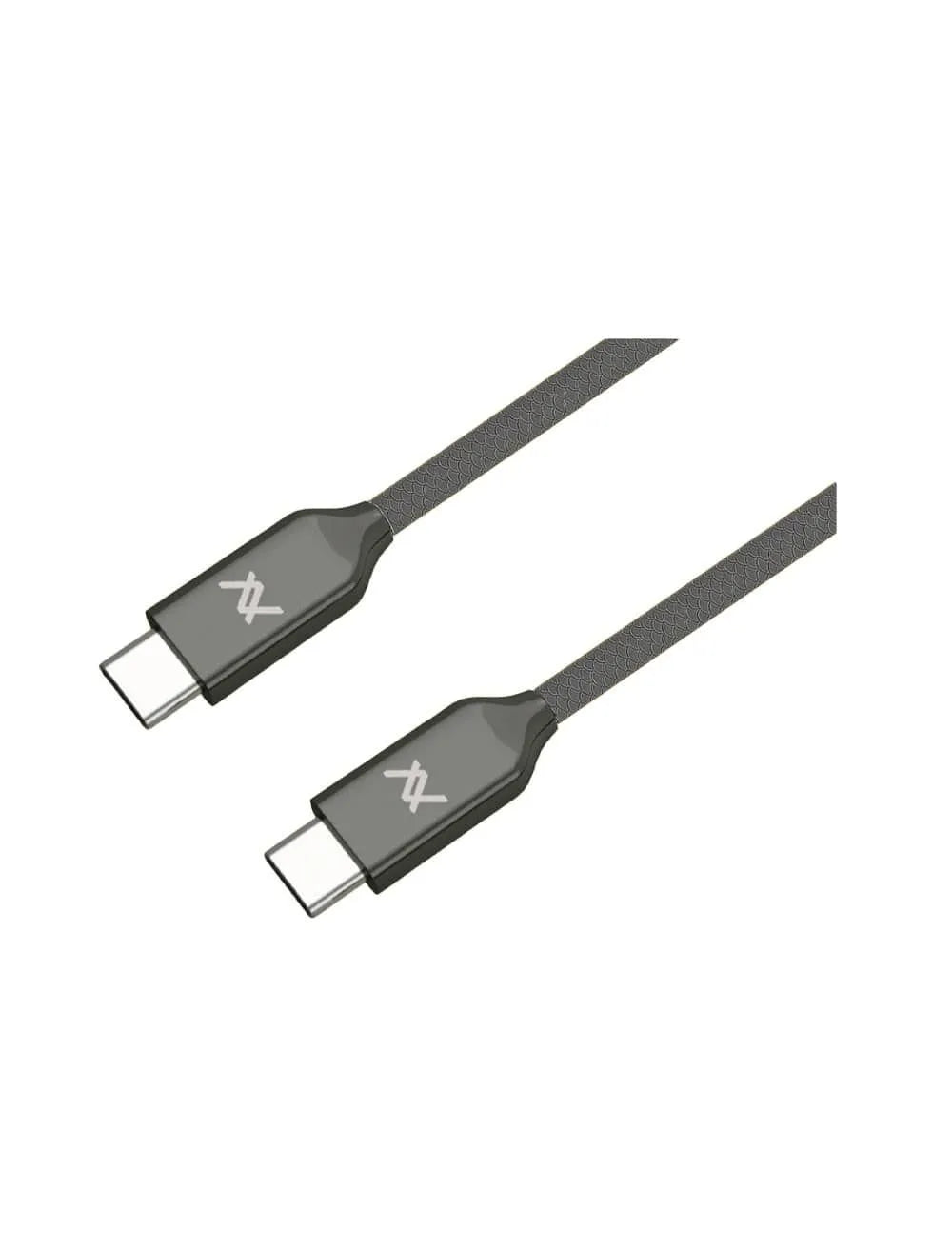 كابل لافينتو USB-C إلى USB-C للمزامنة 20V 5A كحد أقصى 100W 2 متر - رمادي