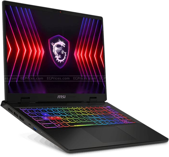MSI Sword 16 HX B13VFKG, Raptor Lake i7-13700HX, RTX 4060, GDDR6 8GB, DDR5 8GB*2, 512GB SSD, Win11 Home