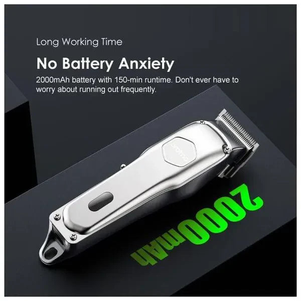 Oraimo Clipper Precise Blades for All Hair Types, 2.5 hrs Runtime OPC-CL30 Silver DS