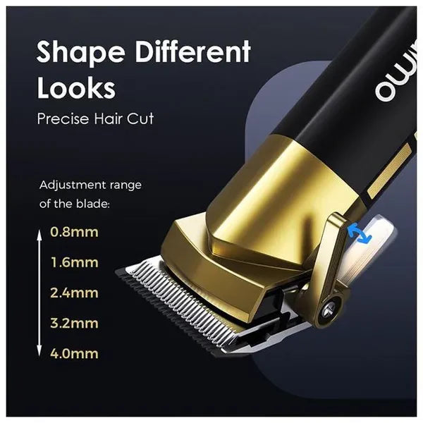 Oraimo Smart Clipper 2 Prestige Digital Rechargeable Hair Clipper - Black/Gold OPC-CL33N
