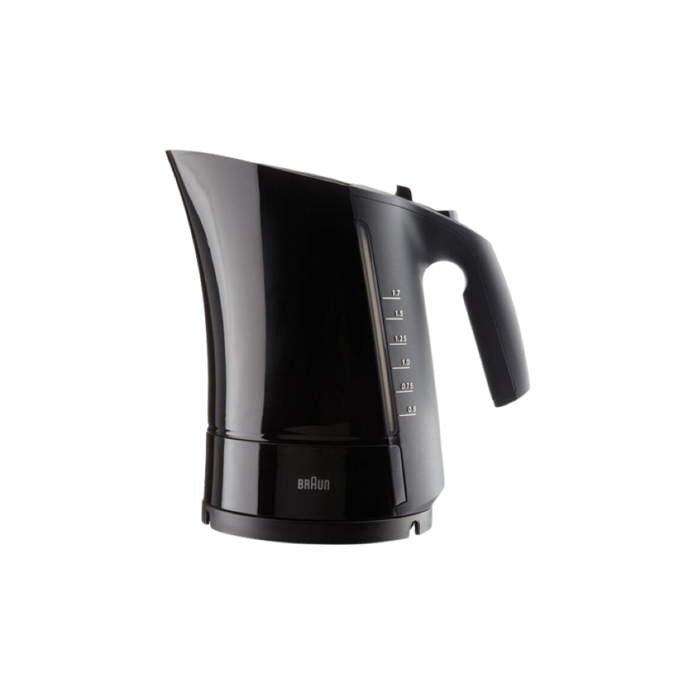 Braun Electric Kettle, 1.7 Liter, 2200 Watt, Black - WK300-BK