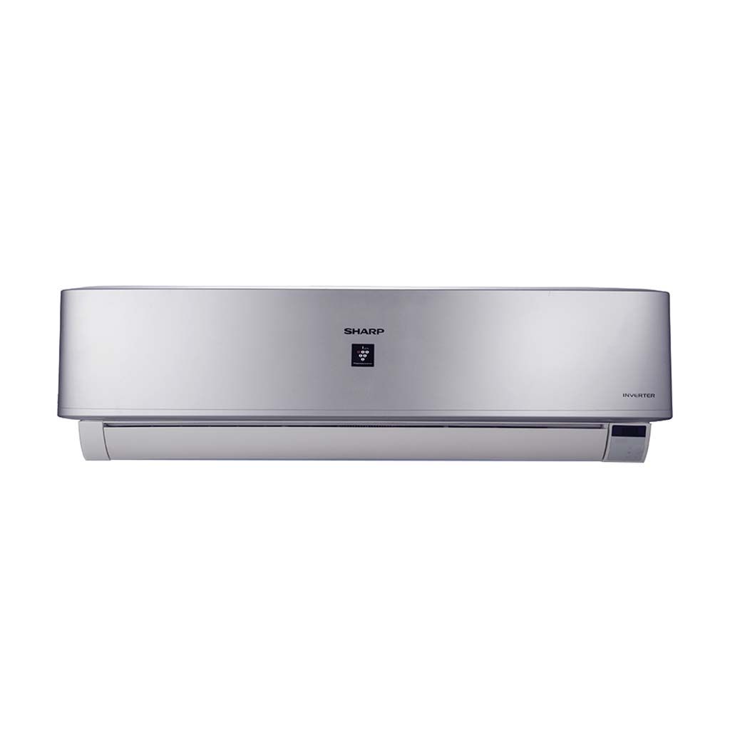 Sharp Split Air Conditioner 3 HP Cool & Heat Inverter Digital Plasmacluster - Silver - AY-XP24UHE