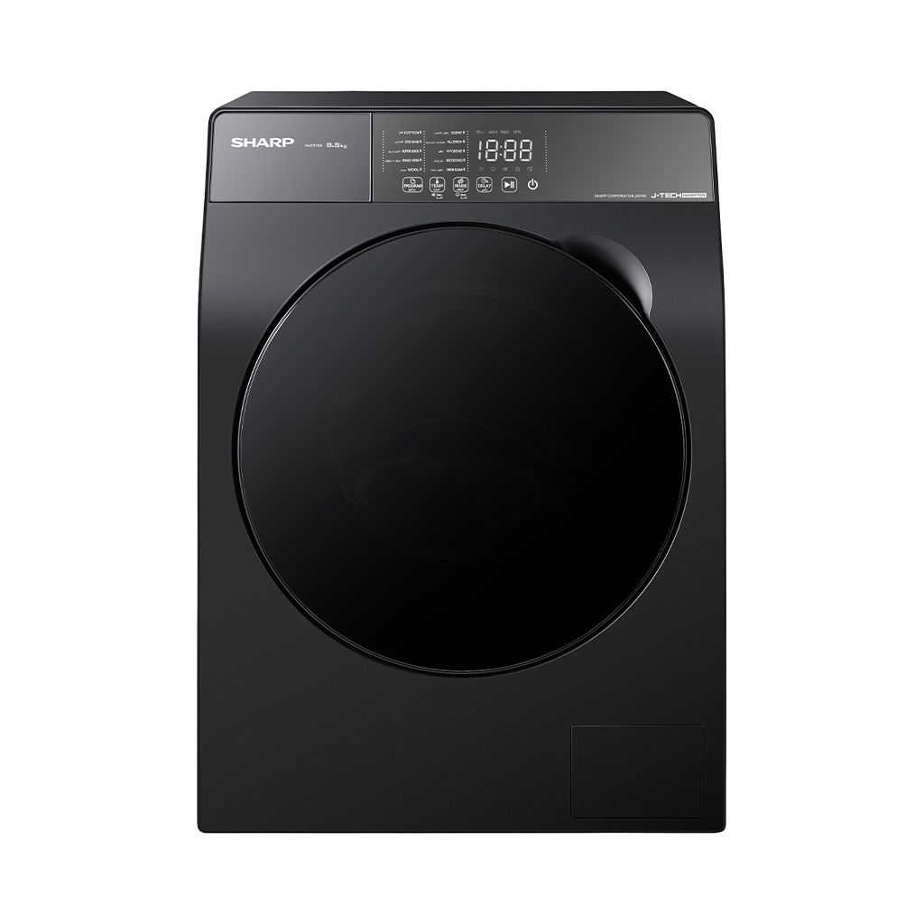 Sharp K-PRO Washing Machine Fully Automatic 8.5 Kg Inverter - Dark Grey - ES-FS852KLE-G