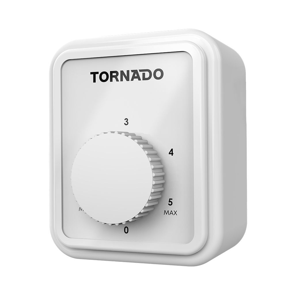 <tc>مروحة سقف تورنادو 56 بوصة بثلاث شفرات معدنية وخمس سرعات، لون أبيض، TCF56H</tc>