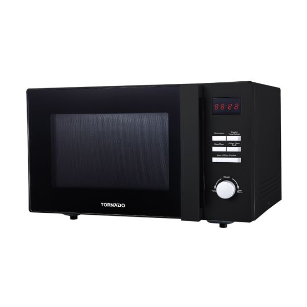 TORNADO Microwave Solo 25 Liter 900 Watt 8 Menus Black TMD-25SE-BK (Use this promo code "15OFFHA" to get 15% discount)