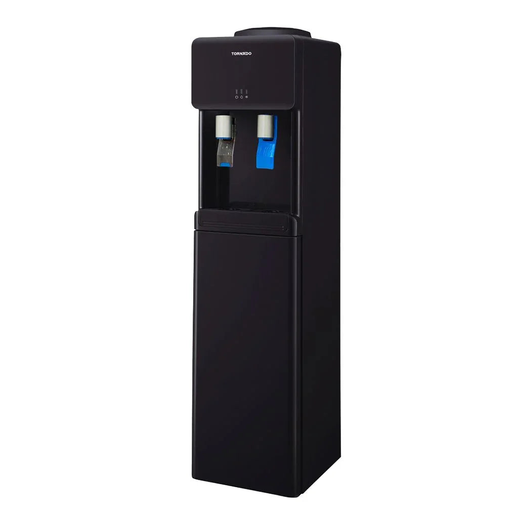 Tornado Water Dispenser 2 Faucets Normal and Cold Water - Black - WDM-N30KSE-BK
