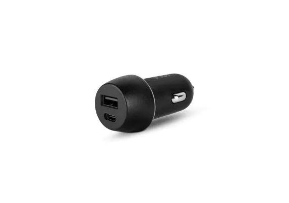 ttec SmartCharger™ Duo PD In-Car Charger USB-C+USB-A 32W - Black