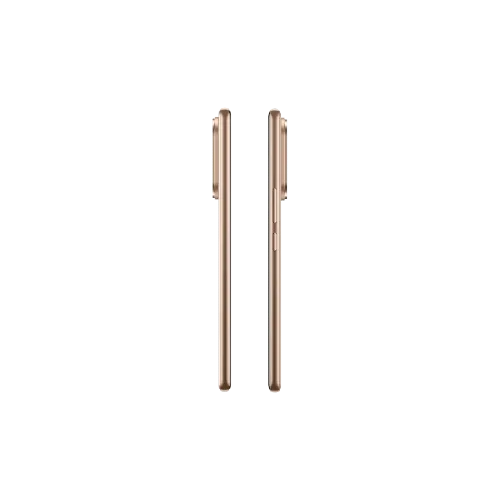 two Vivo V60 gold side view