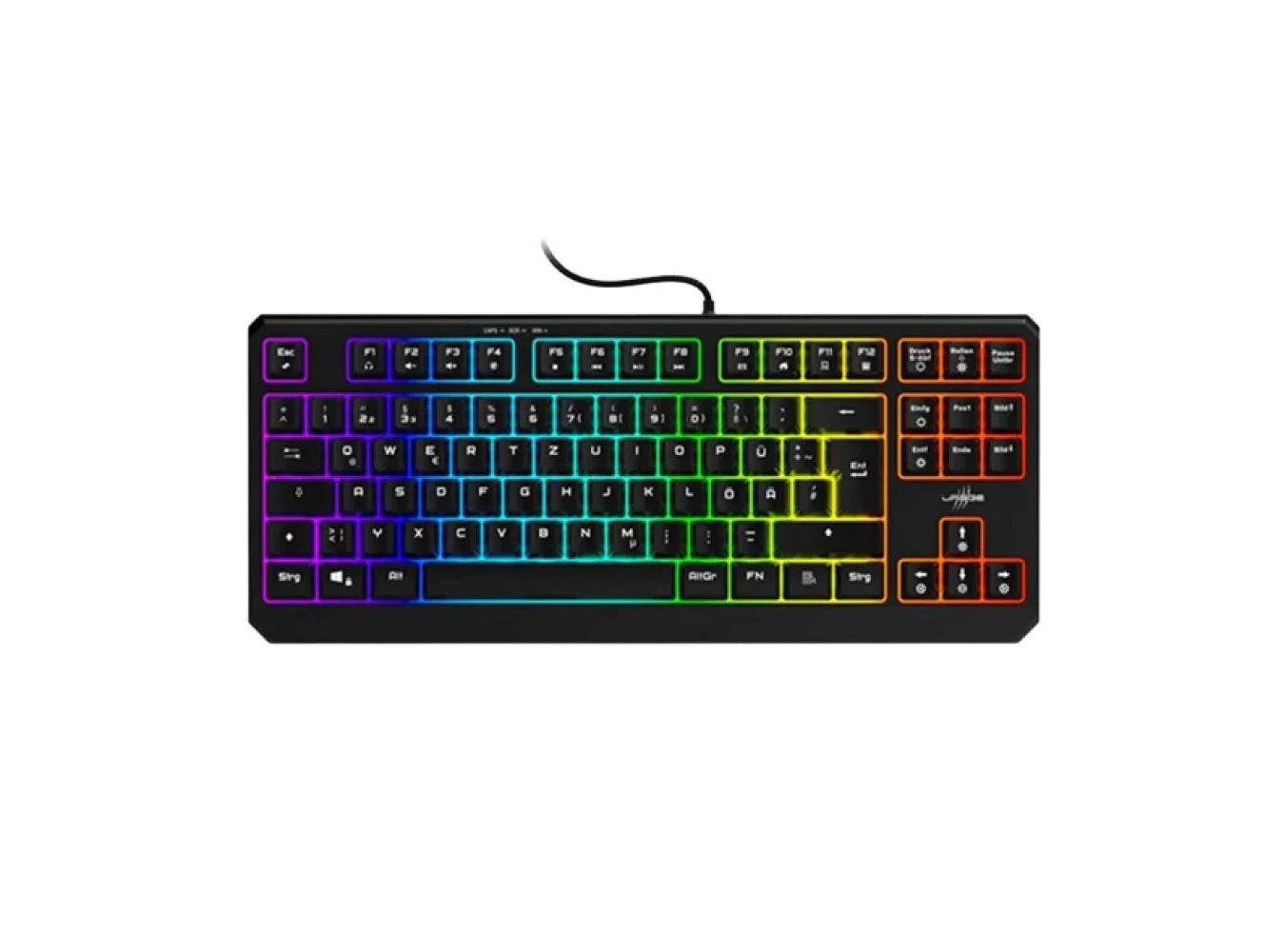 uRage Exodus 450 Metal Gaming Keyboard - Black