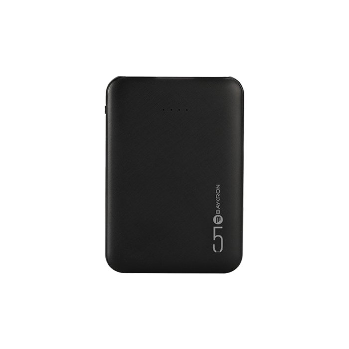 Baykron 5000mAh Fast Charging Power Bank with Dual 2.0 USB Output and Micro-USB Input - Black - XPRS