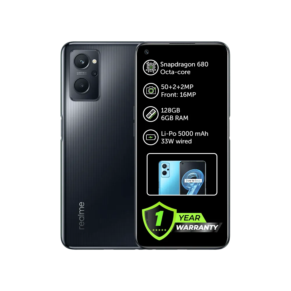 Realme 9I 6GB 128GB (1 Year Warranty) - XPRS