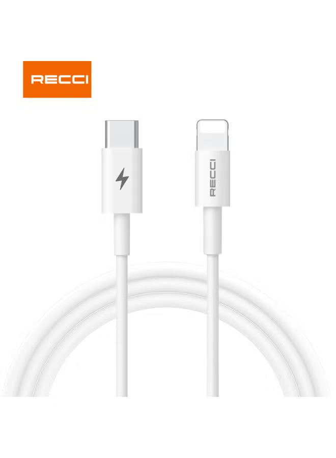 Recci RTC-P05CL 1.5m Type-C to Lightning PD 30W Fast Charging