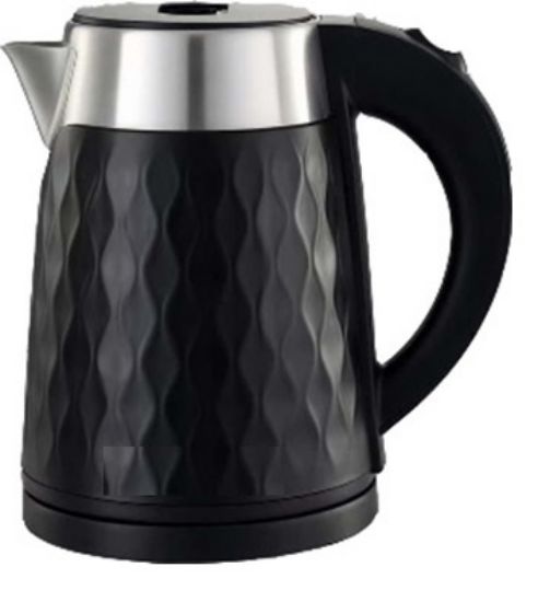 Armadillo double kettle (plastic - stainless steel interior) 1.7 liters, 1500 watts, black