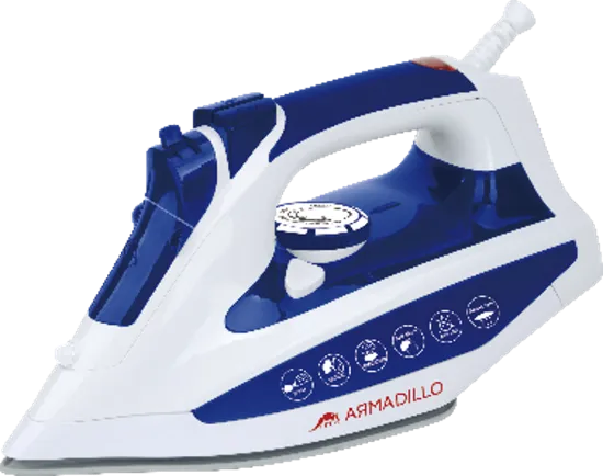 Armadillo Steam Iron, 2200 Watt, Ceramic Base