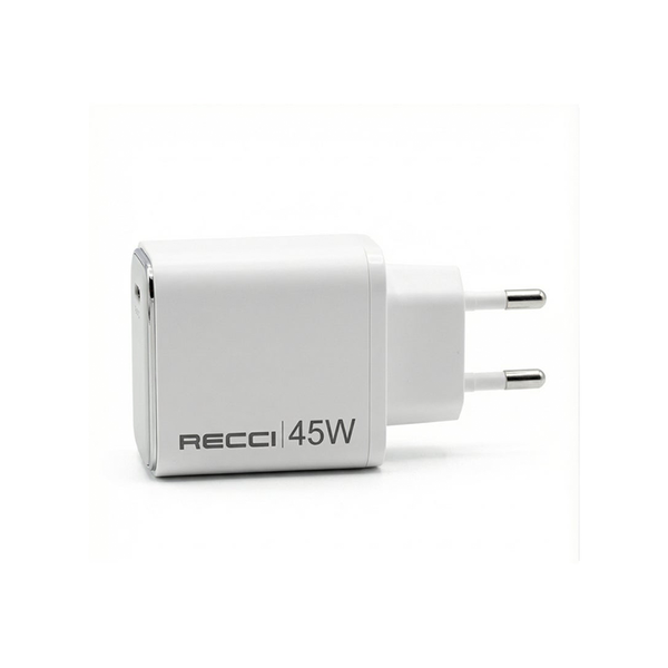 <tc>شاحن Recci RC132E 45W (GaN PD) – USB-C مع كابل Type-C</tc>
