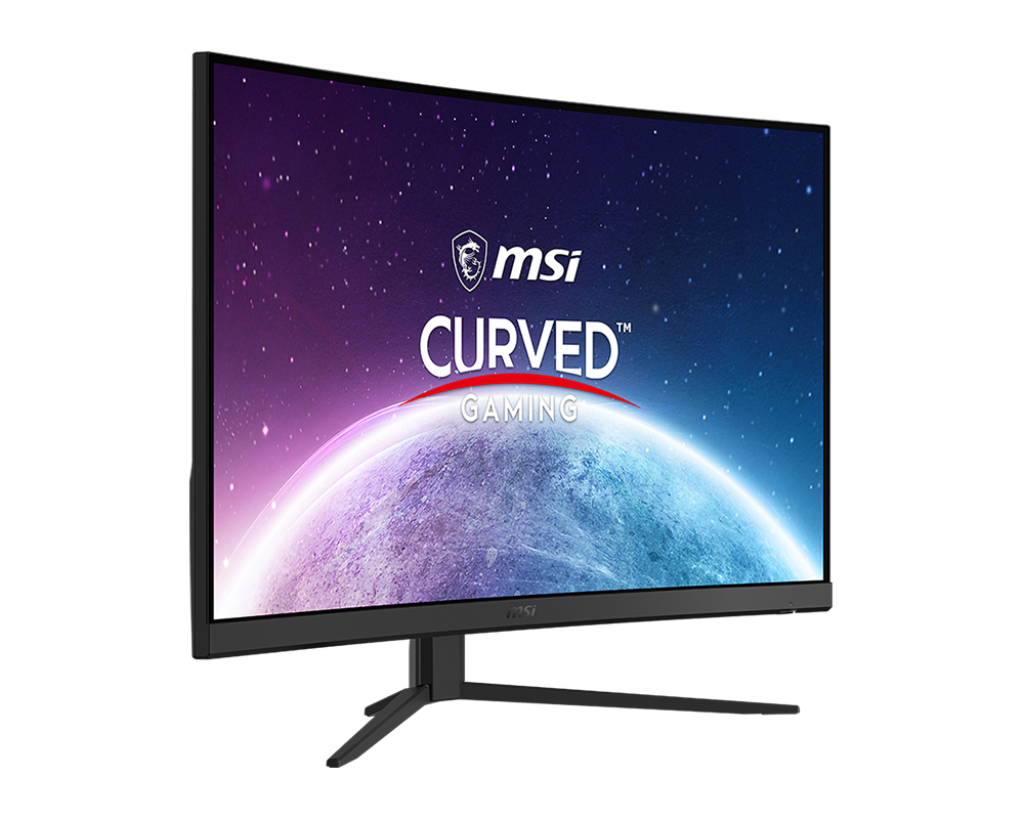 <tc>شاشة ألعاب منحنية MSI G32C4X مقاس 32 بوصة، بدقة 1920 × 1080 (FHD)، ووقت استجابة 1 مللي ثانية، ومعدل تحديث 250 هرتز</tc>