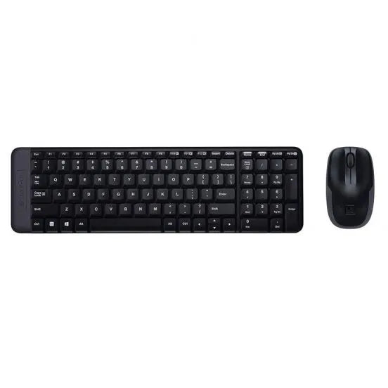 Logitech MK220 Wireless Keyboard and Mouse Combo Black