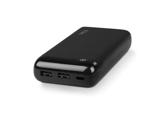 ttec PowerSlim™ LCD 20.000mAh Universal Mobile Charger - Black