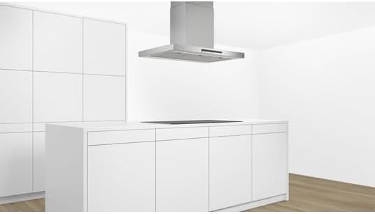 BOSCH Series 4, island cooker hood, 90 cm, Stainless steel - DIB97IM50