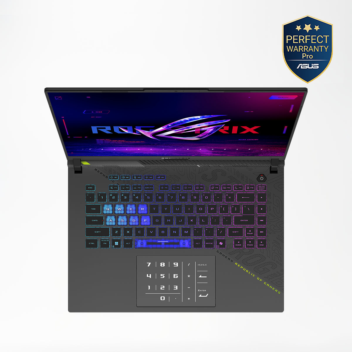 Asus ROG Strix G16 AMD Ryzen 9 9955HX 16GB Ram  5600MHz RTX 5060 8GB   1TB NVMe  16″ FHD+ 165Hz Win 11 Home