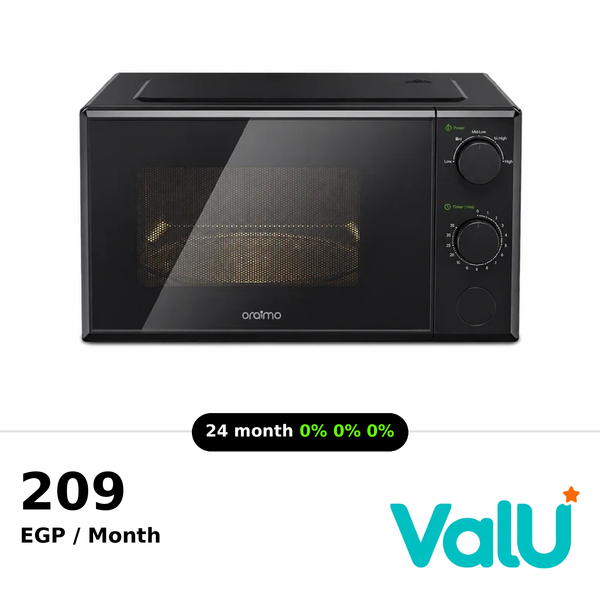 Oraimo InfiWave Lite 20L Low Noise Microwave Oven - OMO-221A - Black